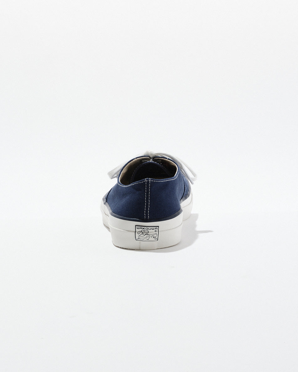 WAKOUWA LOW-TOP WHITE SOLE / NAVY
