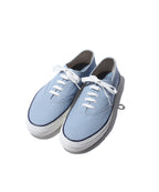 WAKOUWA LOW-TOP WHITE SOLE / SAX