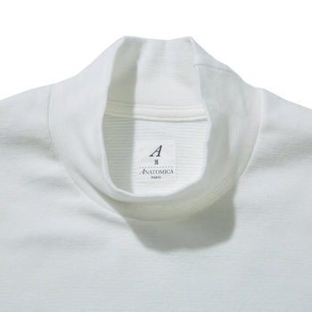 モックネック長袖Tシャツ
