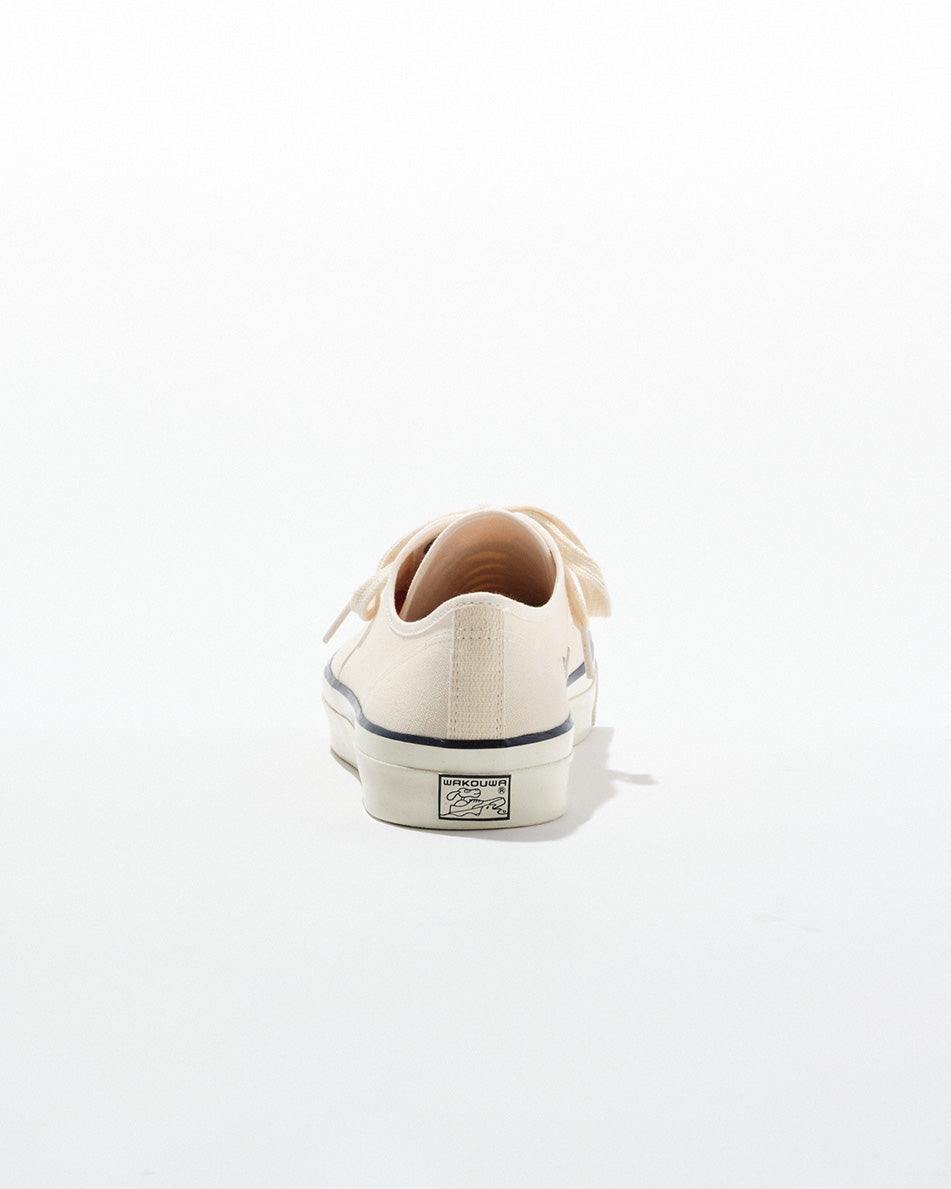 WAKOUWA CANVAS DERBY CAP TOE / OFF WHITE