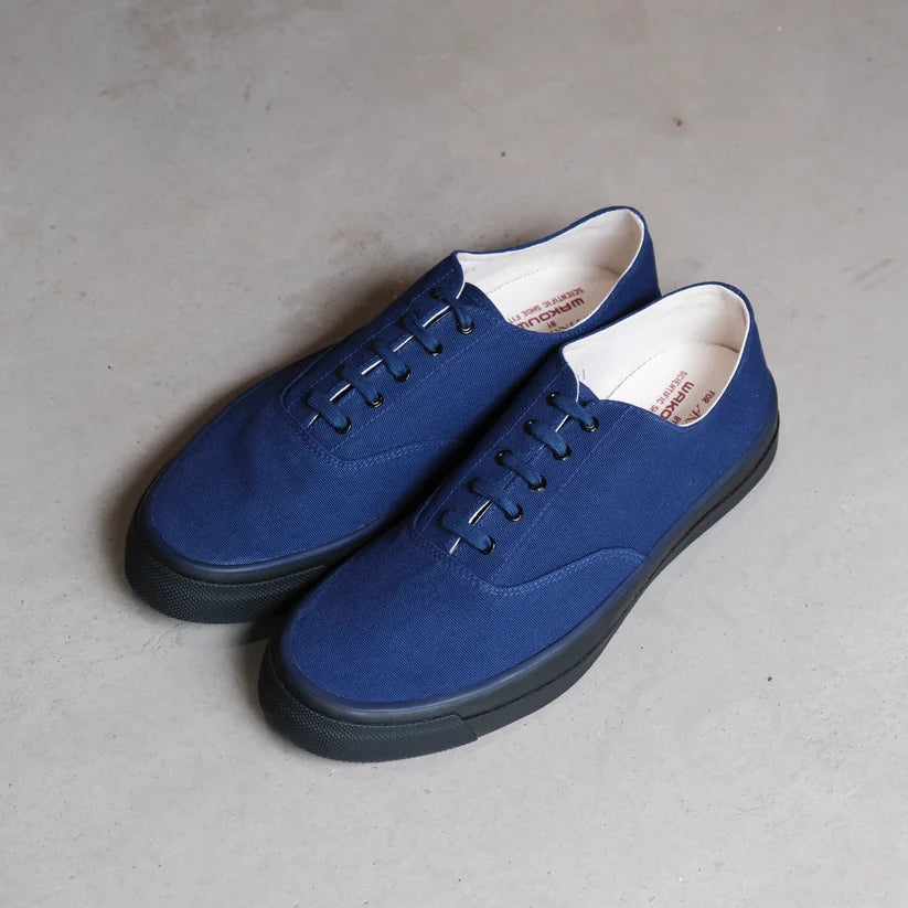 WAKOUWA LOW-TOP BLACK SOLE / IK.BLUE
