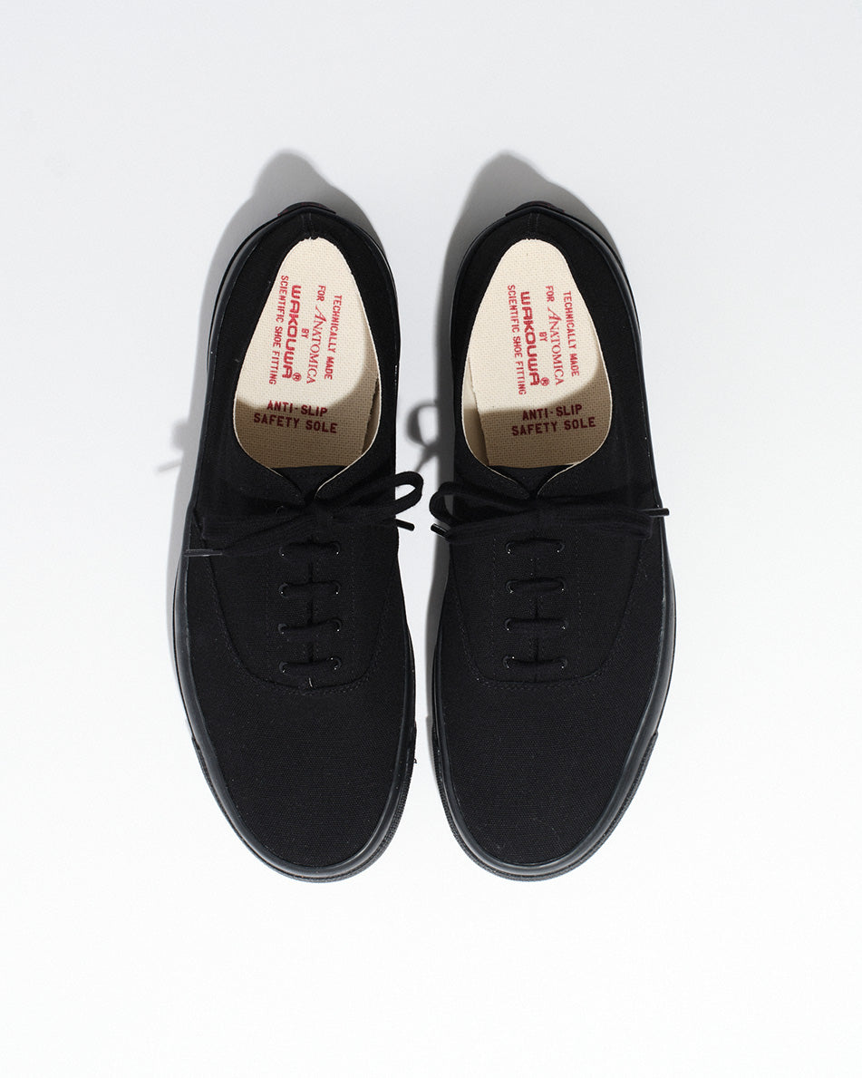 WAKOUWA LOW-TOP BLACK SOLE / BLACK