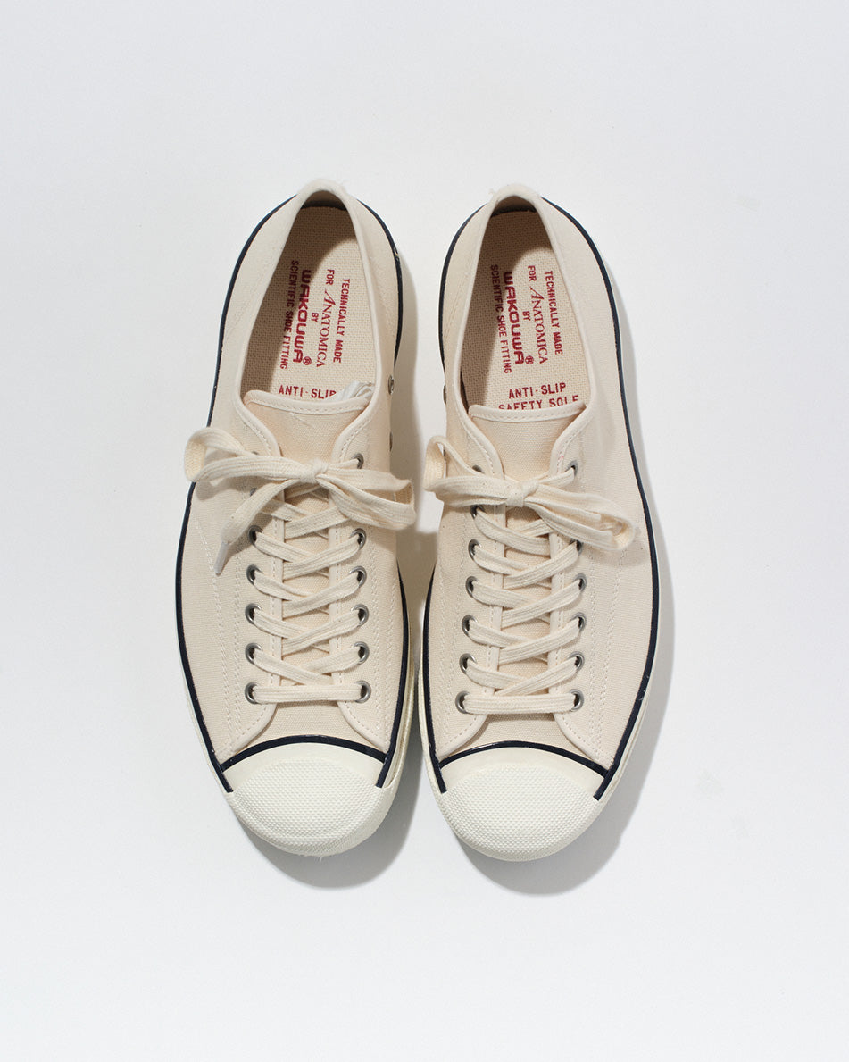 WAKOUWA CANVAS DERBY CAP TOE / OFF WHITE