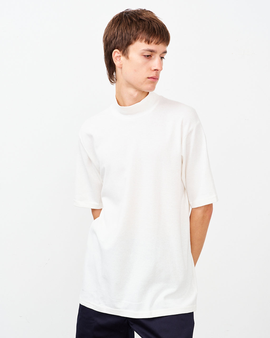 モックネックTシャツ（半袖）