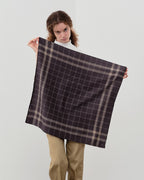 SATIN SCARF STRIPE DOT