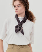 SATIN SCARF STRIPE DOT