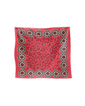 SATIN SCARF SIX PETAL FLOWER