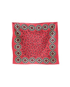 SATIN SCARF SIX PETAL FLOWER