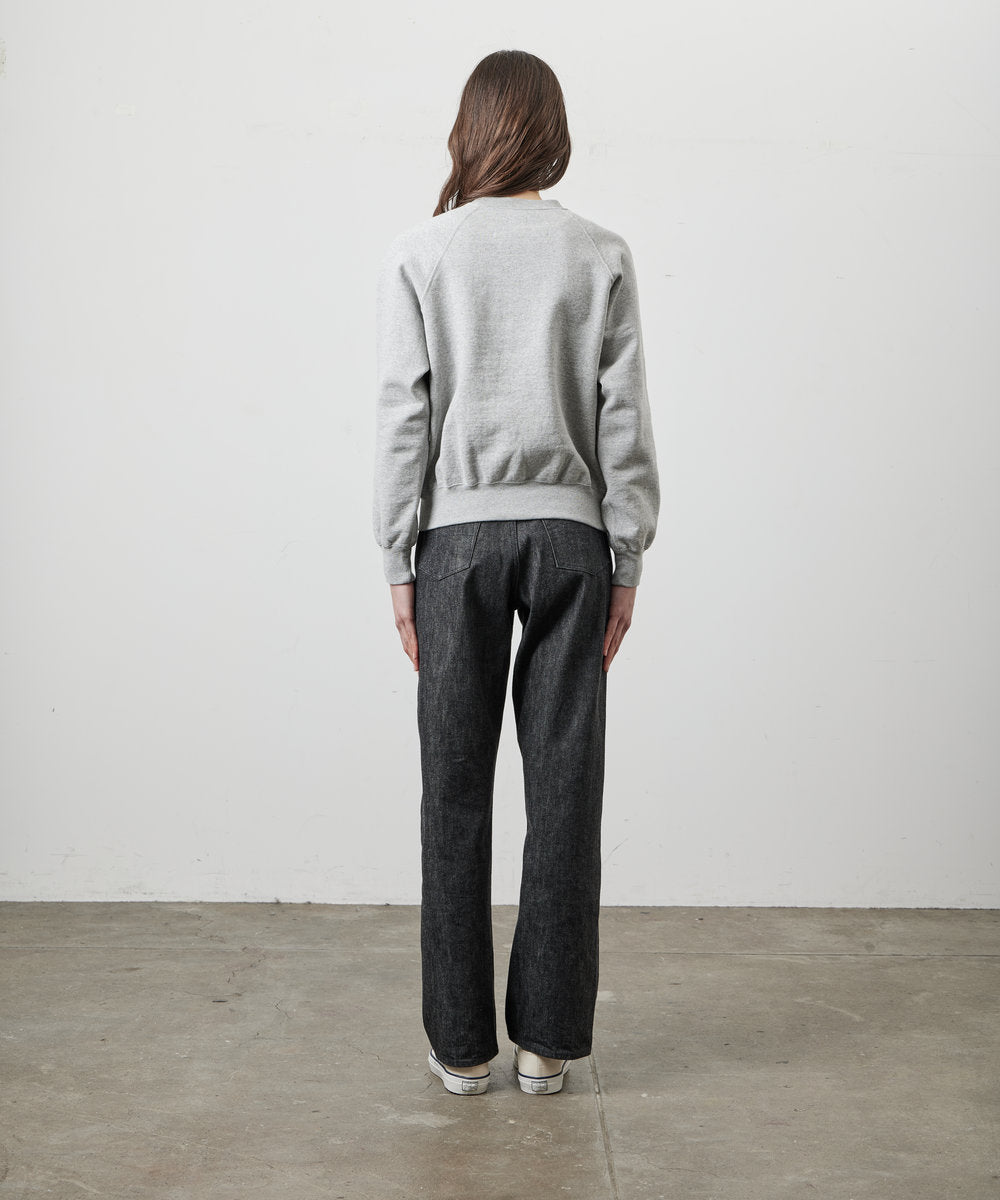 SWEAT RAGLAN CREW NECK / GRAY