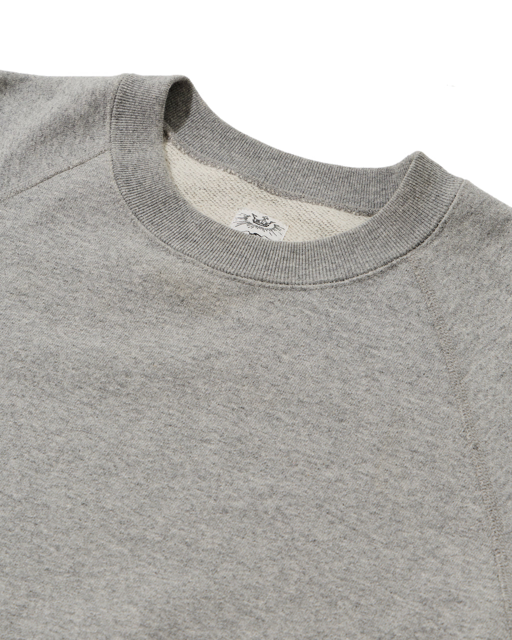 SWEAT RAGLAN CREW NECK / GRAY