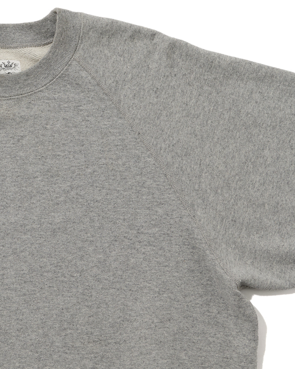 SWEAT RAGLAN CREW NECK / GRAY