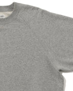 SWEAT RAGLAN CREW NECK / GRAY