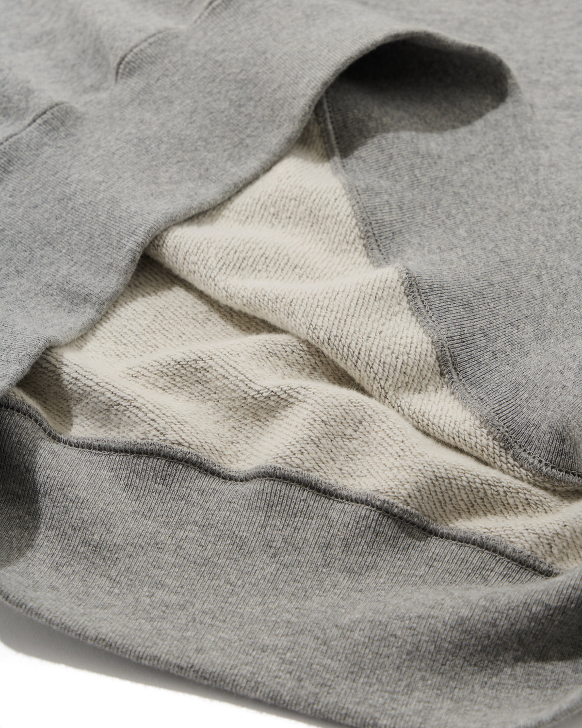 SWEAT RAGLAN CREW NECK / GRAY