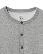SWEAT CREW NECK CARDIGAN / GRAY